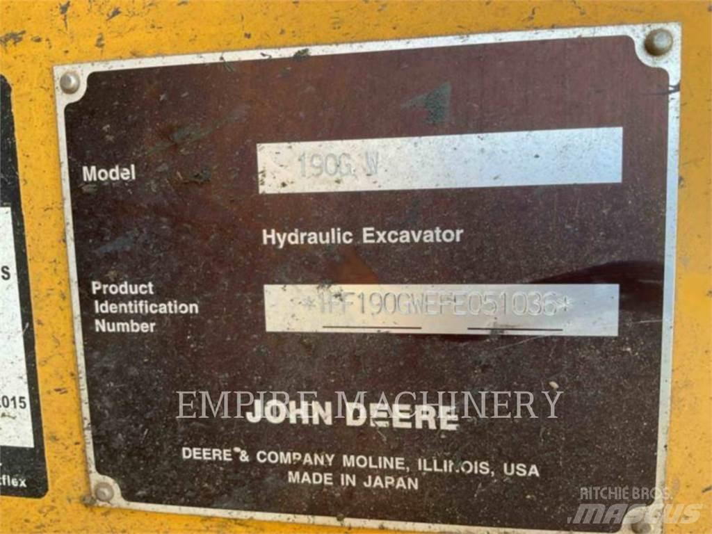 John Deere 190G Гусеничні екскаватори
