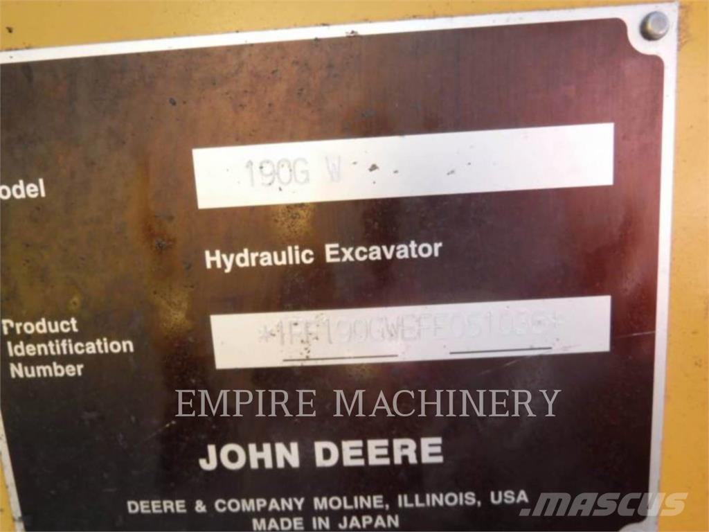 John Deere 190G Гусеничні екскаватори