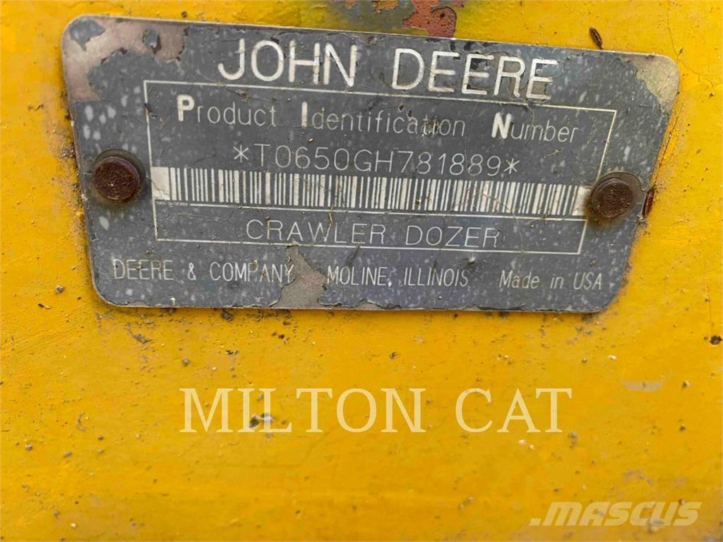 John Deere 650G Гусеничні бульдозери