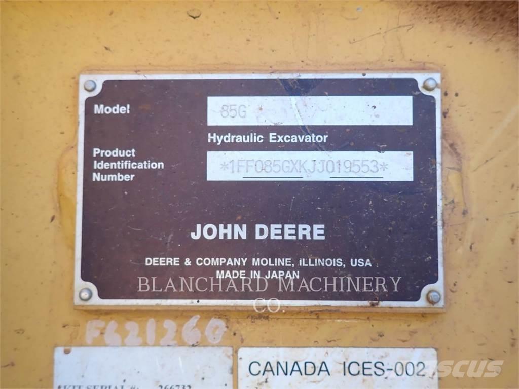 John Deere 85G Гусеничні екскаватори