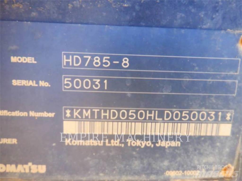 Komatsu HD785-8 Зчленовані самоскиди