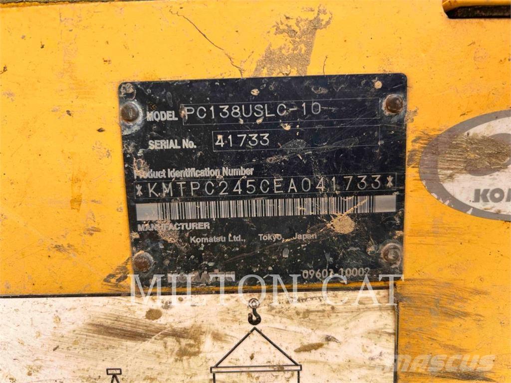 Komatsu PC138USLC-10 Гусеничні екскаватори