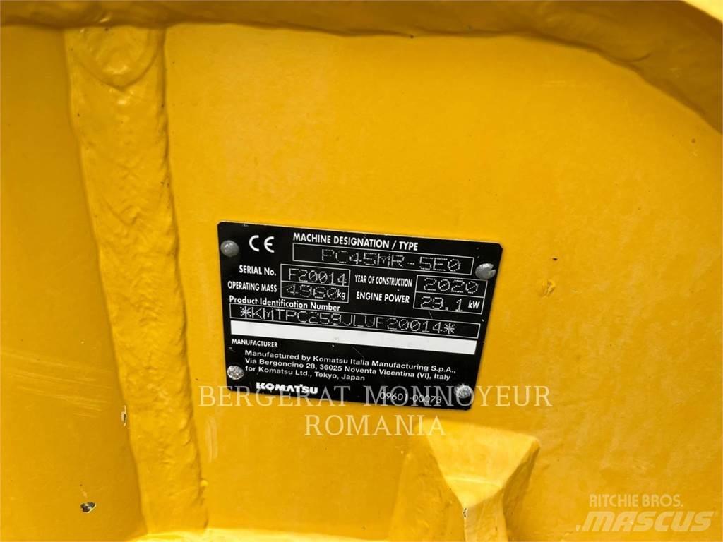Komatsu PC45MR - 5E0 Міні-екскаватори < 7т