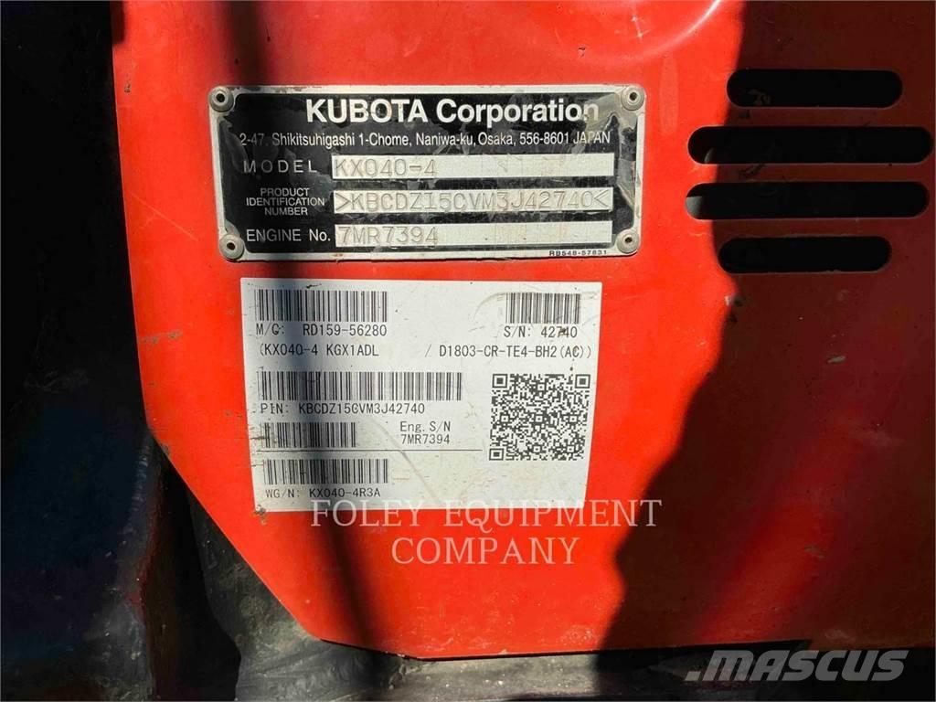 Kubota KX040-4 Гусеничні екскаватори