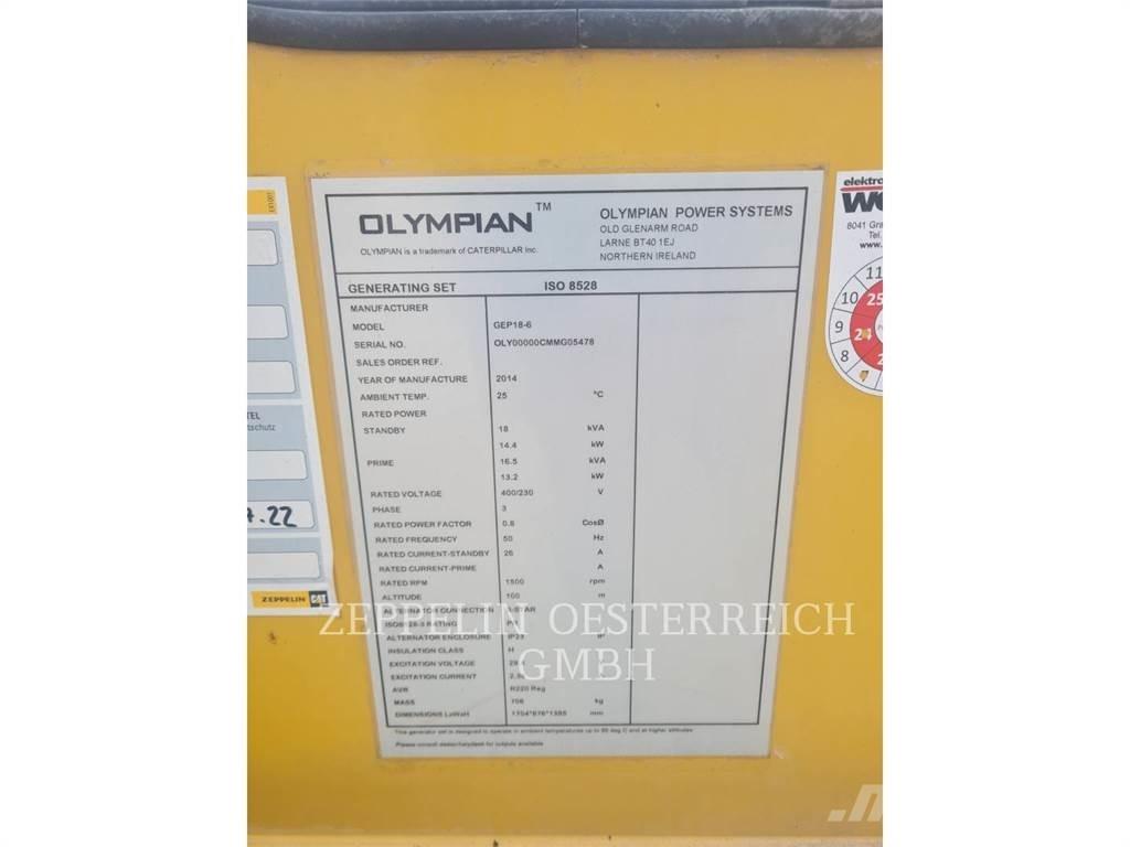 Olympian CAT GEP 18-6 Інші генератори