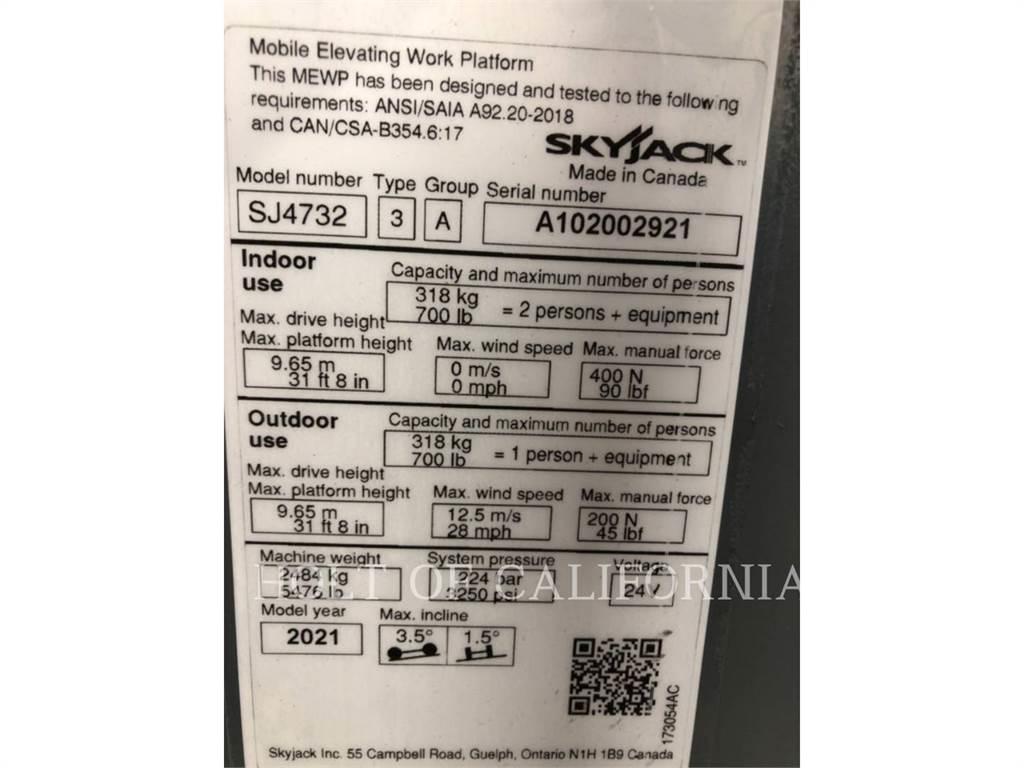 Skyjack SCISSOR32E Підйомники-ножиці