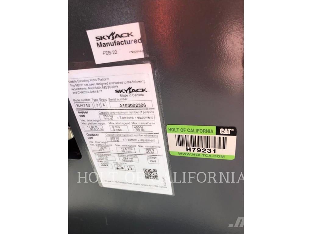 Skyjack SCISSOR40E Підйомники-ножиці