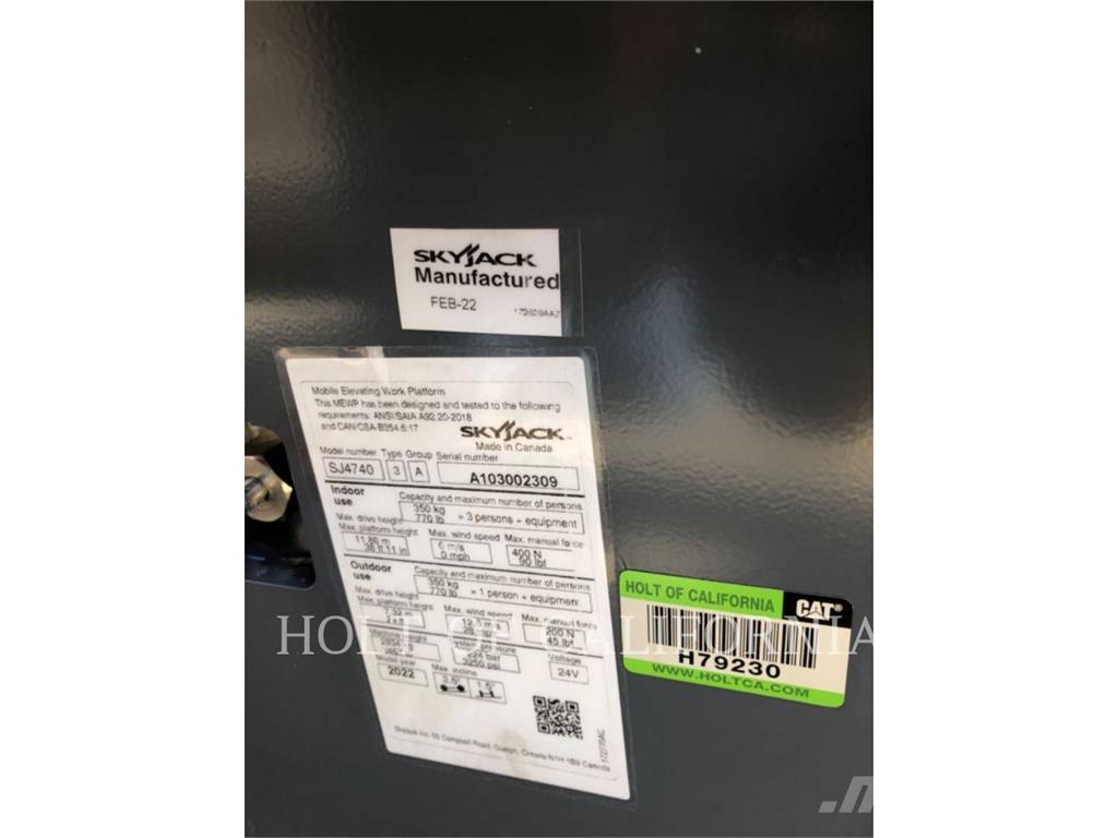 Skyjack SCISSOR40E Підйомники-ножиці