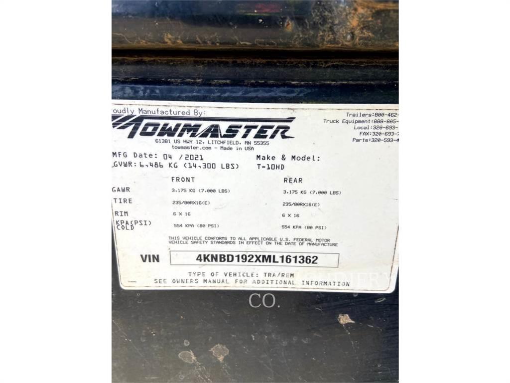 TOWMASTER T-10DH Інші причепи