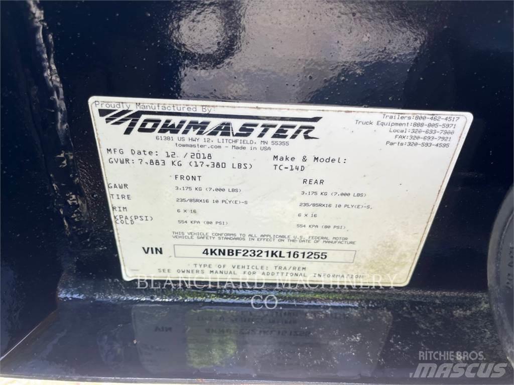 TOWMASTER TC-14D Інші причепи