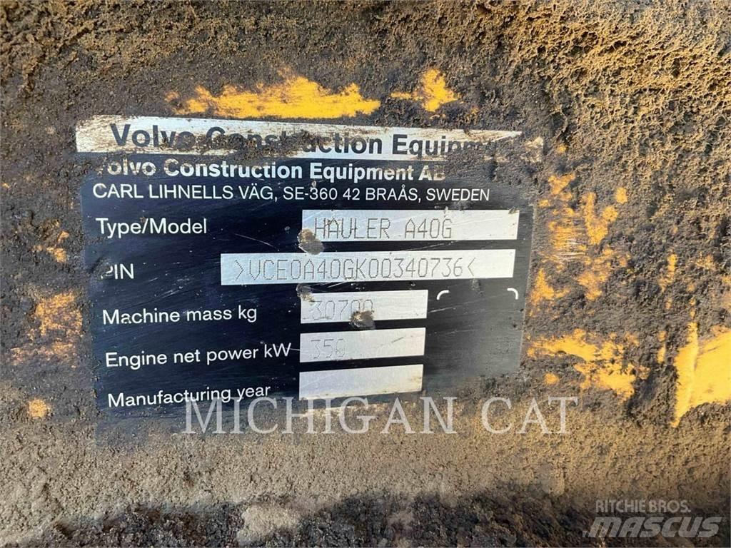 Volvo A40G Зчленовані самоскиди