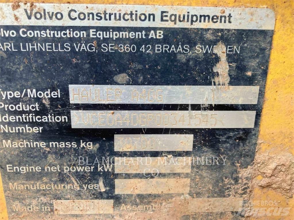 Volvo A40G Зчленовані самоскиди