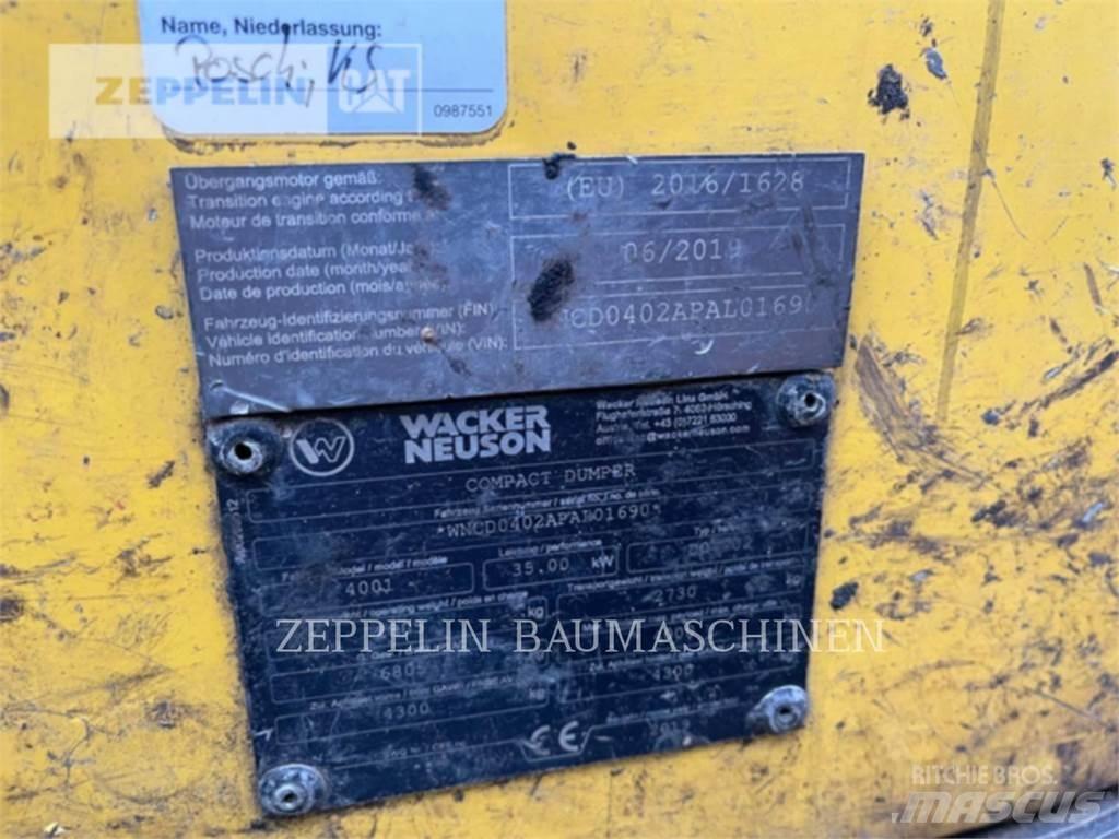 Wacker 4001 Зчленовані самоскиди
