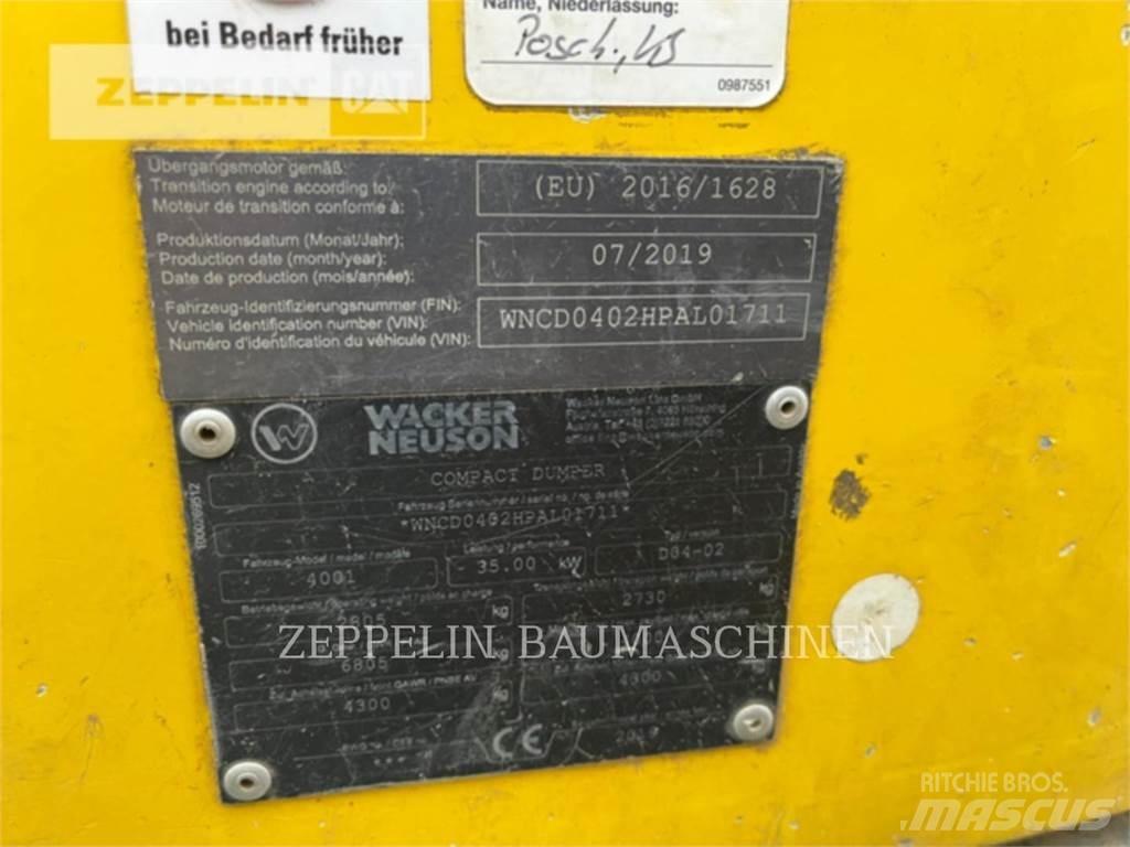 Wacker 4001 Зчленовані самоскиди