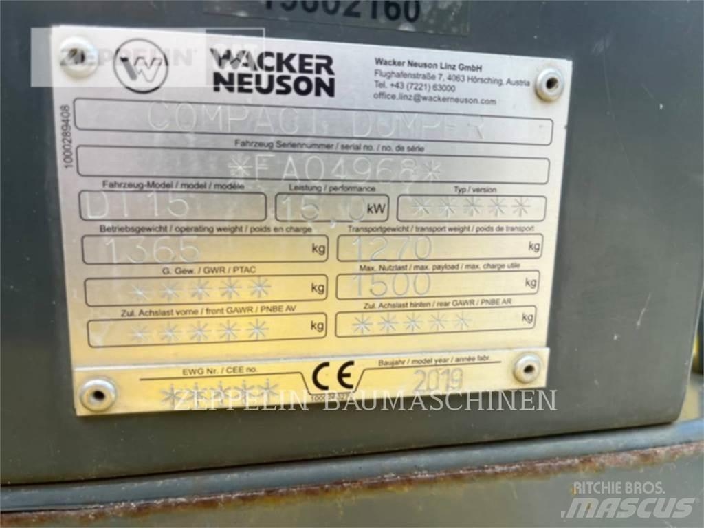 Wacker DT15 Зчленовані самоскиди