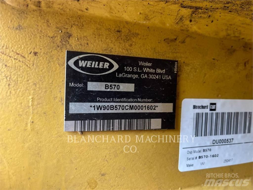 Weiler B570 Валочно-пакетувальні машини