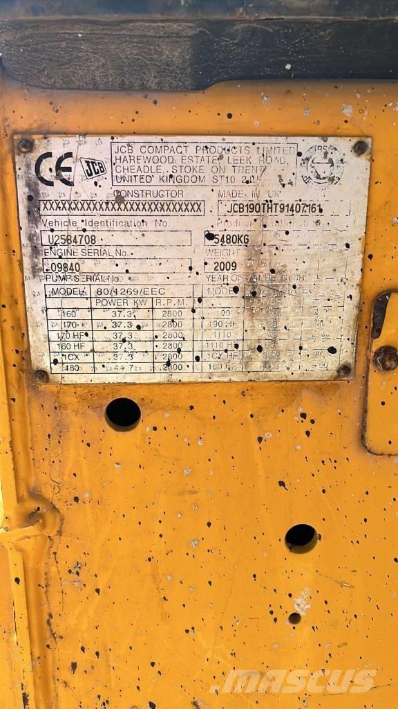 JCB 190 T Міні-навантажувачі