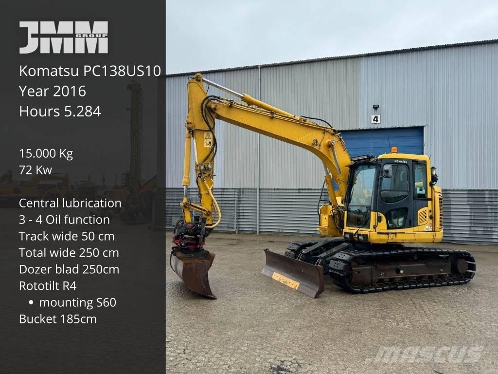 Komatsu PC 138 US-10 Гусеничні екскаватори