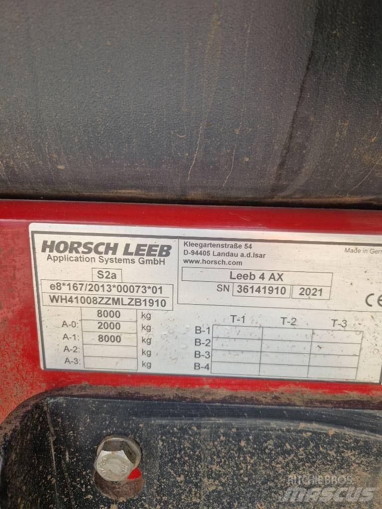 Horsch Leeb 4 AX Причіпні обприскувачі