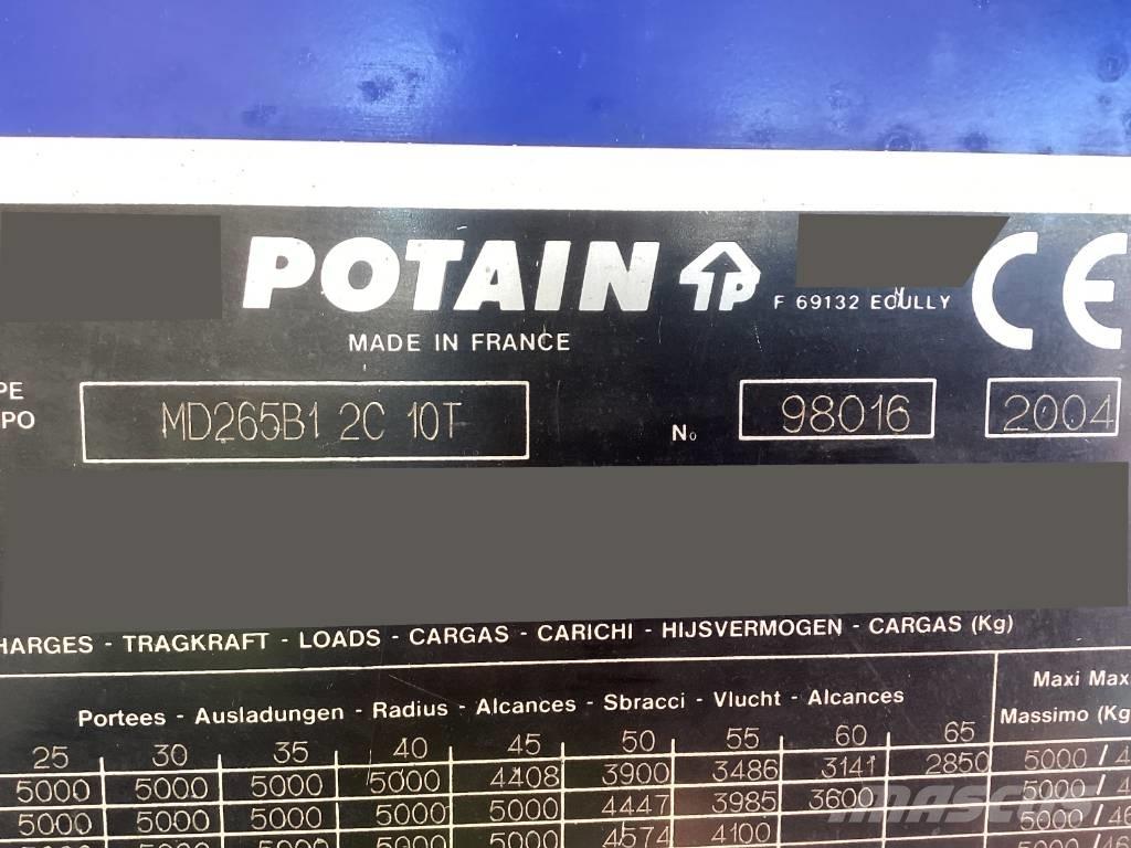 Potain MD265B1-J10 Баштові крани