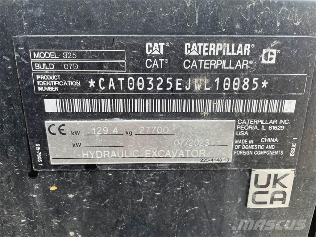 CAT 325 Гусеничні екскаватори