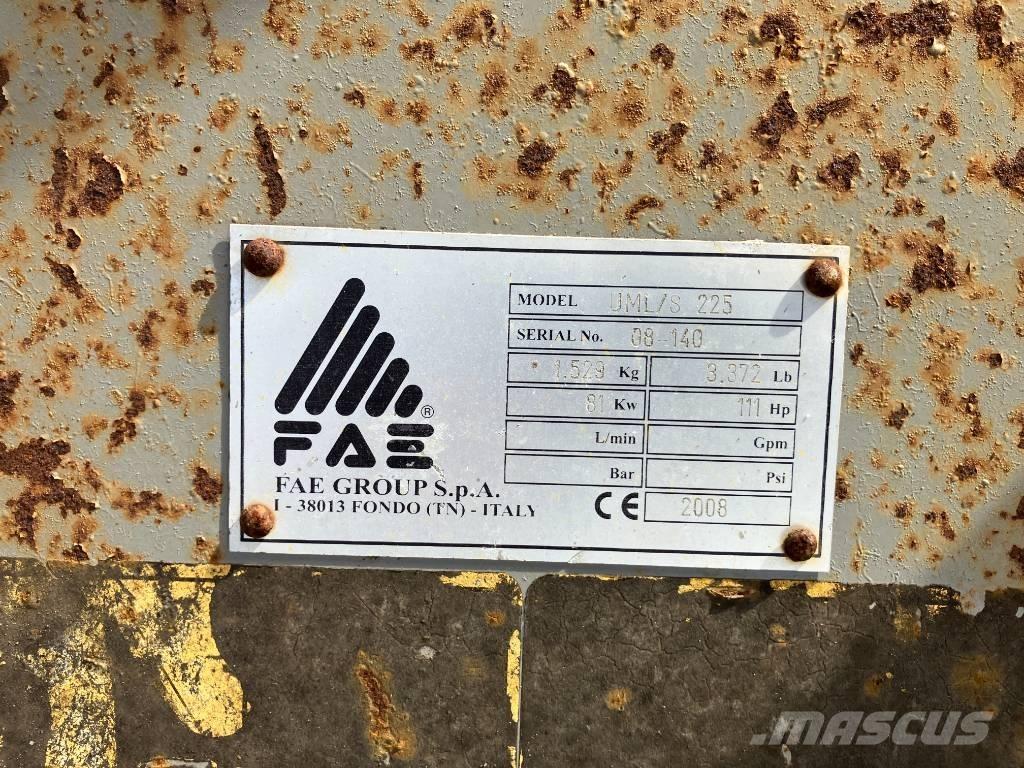FAE UML/S 225 Поглинальні борони / грунтові фрези