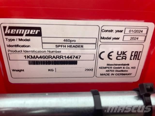 Kemper M 460 Pro Додаткове обладнання для збиральних комбайнів