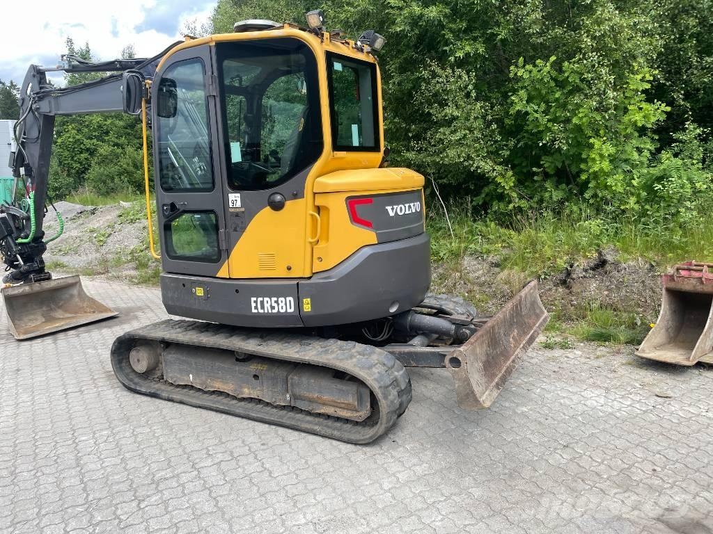 Volvo ECR58D Міні-екскаватори < 7т