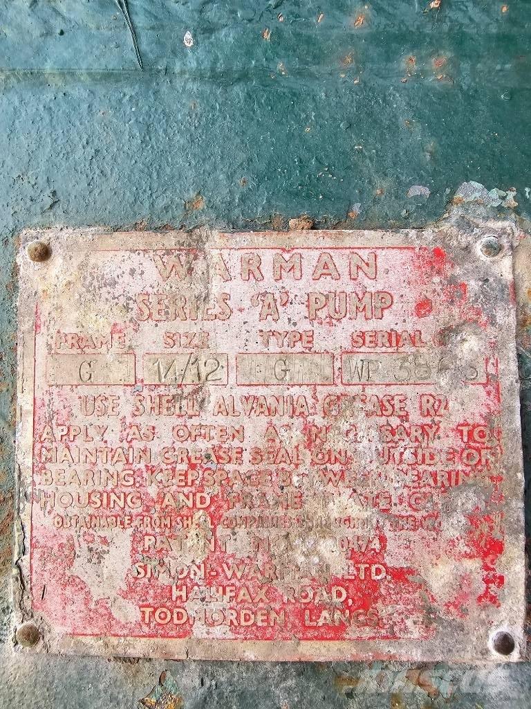 Warman pump 14/12'' Земснаряди