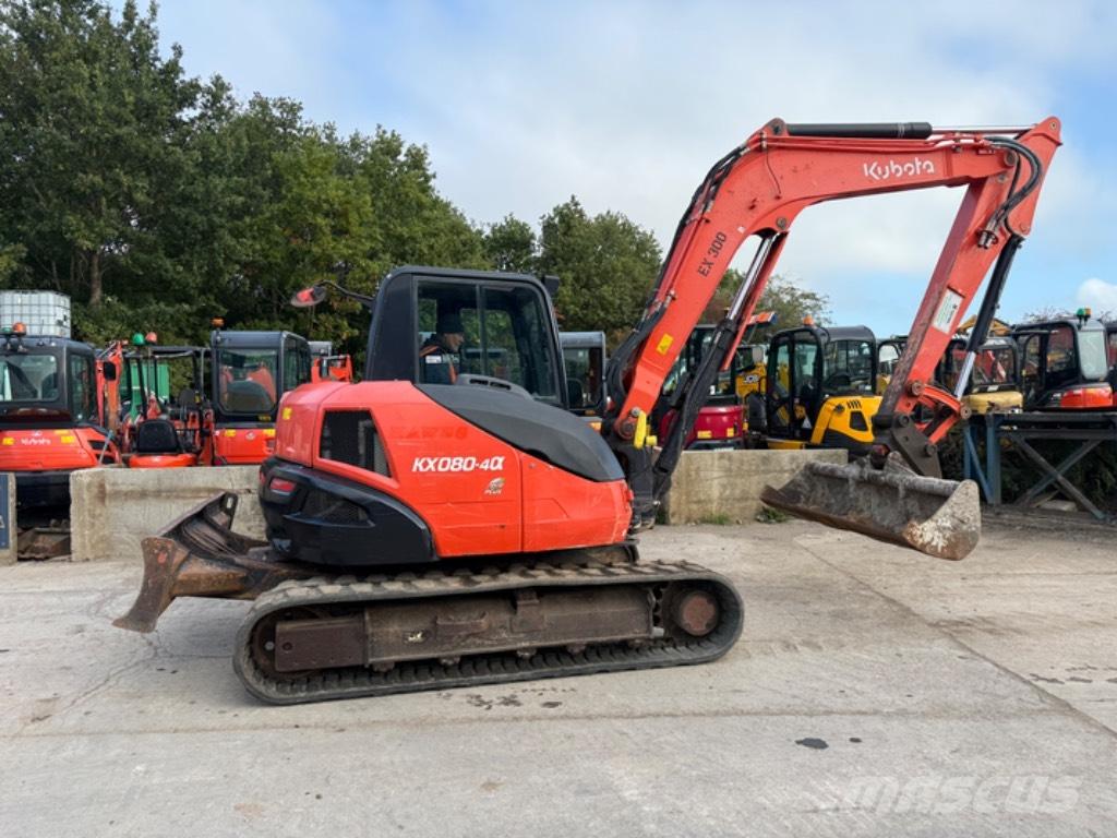 Kubota KX 080-4 Середні екскаватори 7т. - 12т.