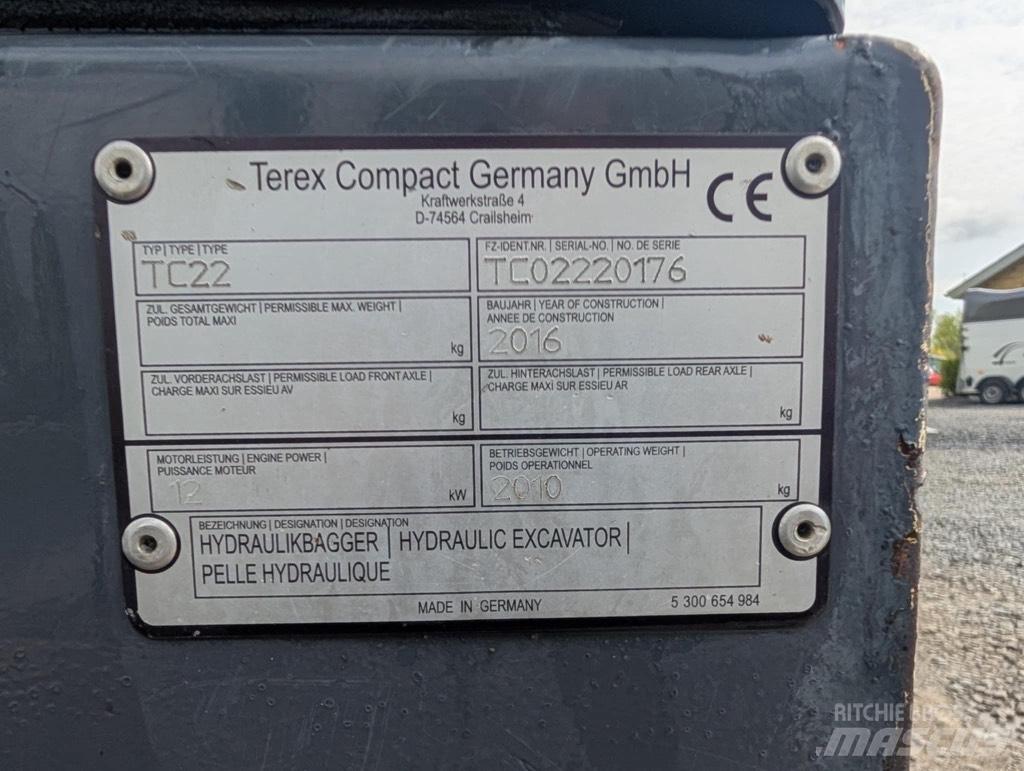 Terex TC 22-2 Гусеничні екскаватори