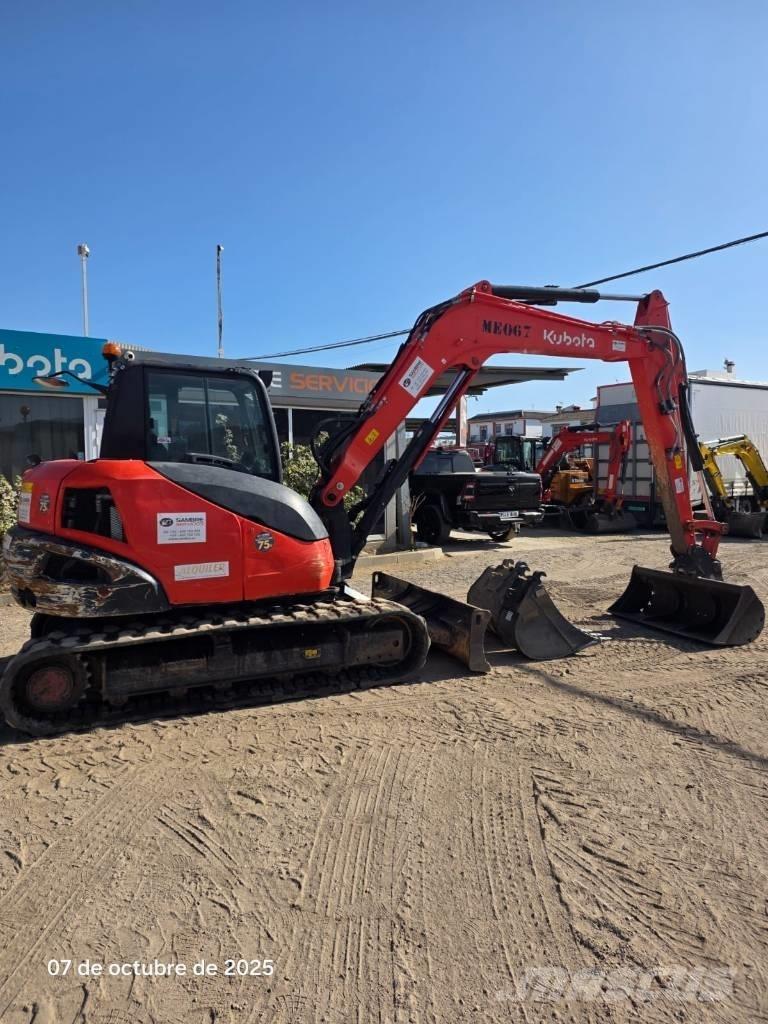 Kubota KX80-4a2 Середні екскаватори 7т. - 12т.