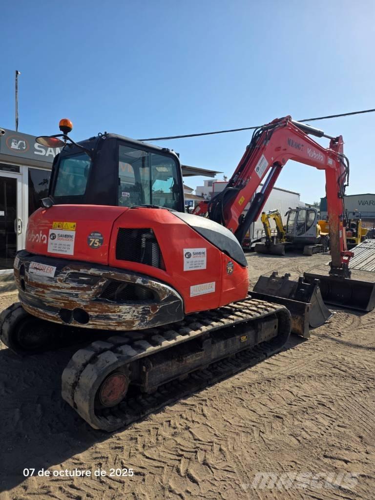 Kubota KX80-4a2 Середні екскаватори 7т. - 12т.