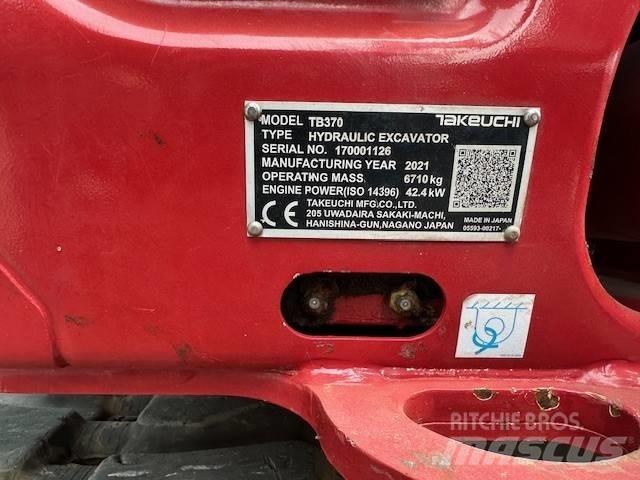 Takeuchi TB 370 Середні екскаватори 7т. - 12т.