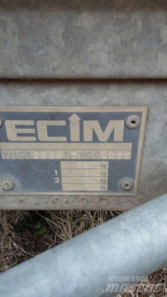  ECIM 2008 Трейлери колесного транспортного засобу