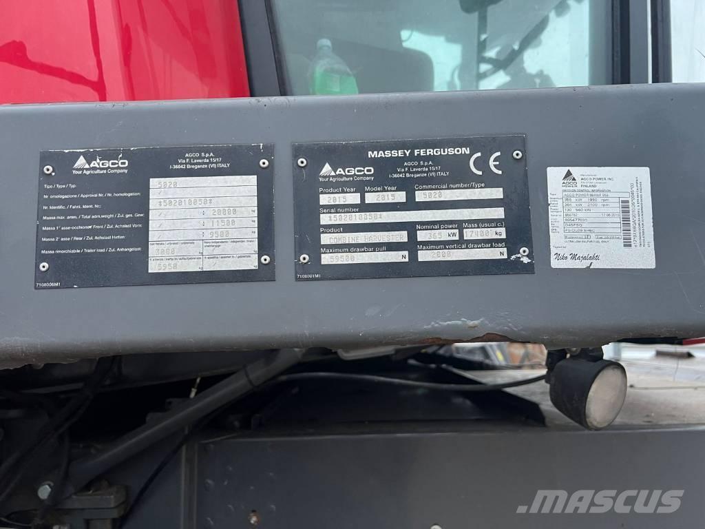 Massey Ferguson 9380 Зернозбиральні комбайни