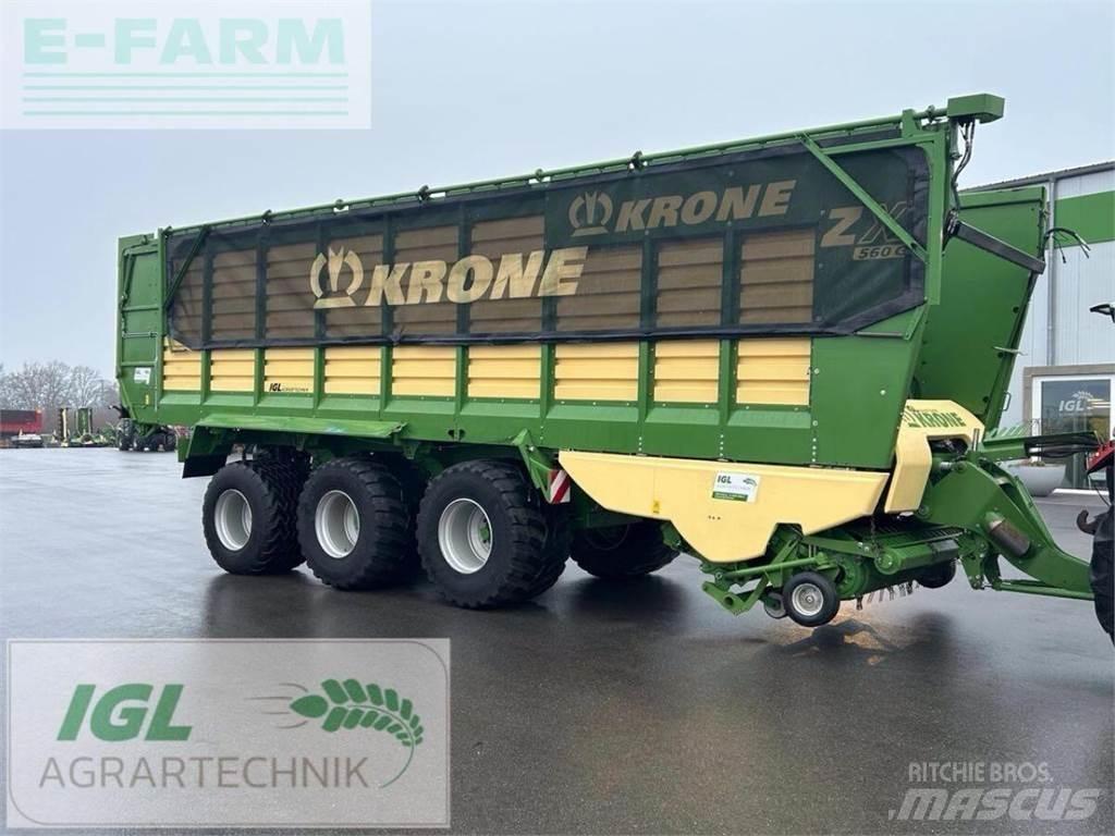 Krone zx 560 gl Причепи перевантажувачі зерна