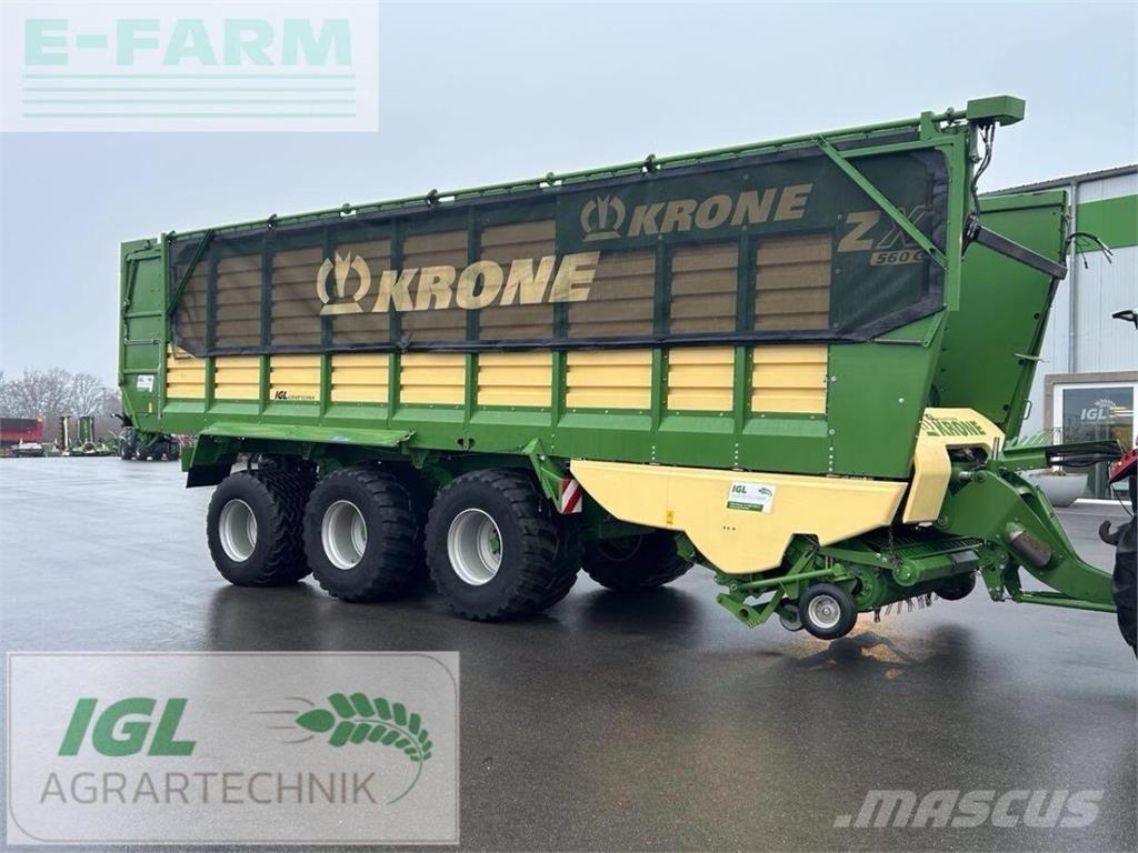 Krone zx 560 gl Причепи перевантажувачі зерна