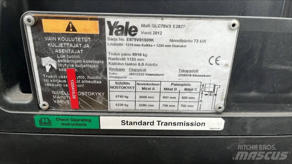 Yale GLP 70 GC Газові навантажувачі