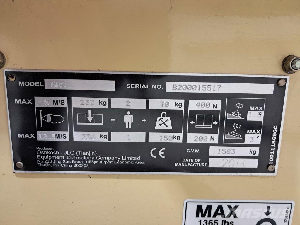 JLG 6RS Підйомники-ножиці