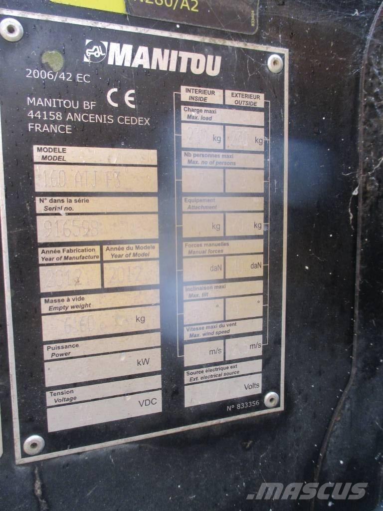 Manitou 160 ATJ Колінчаті підйомники