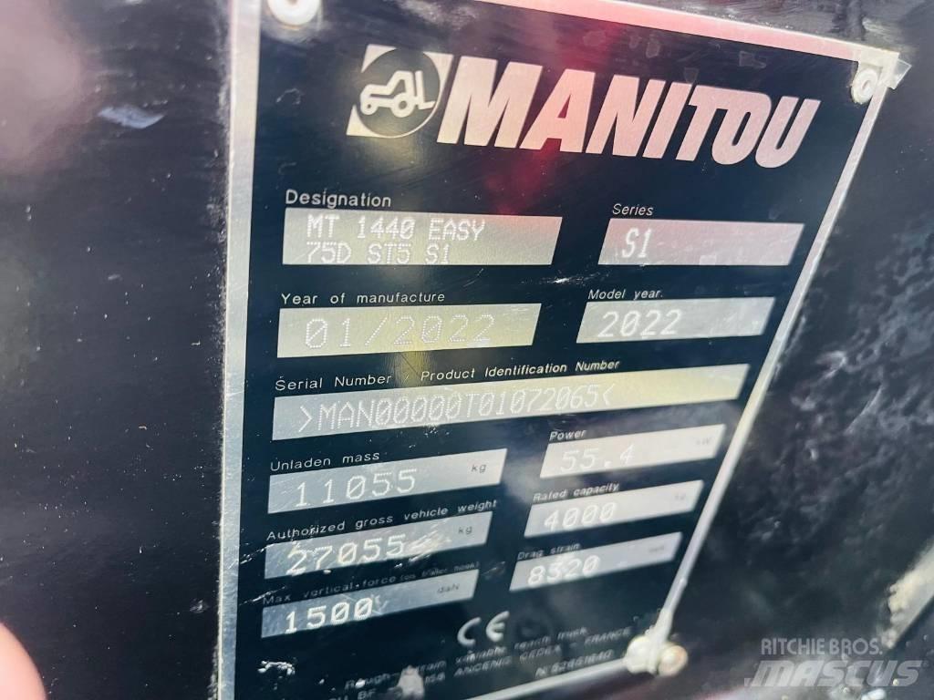 Manitou MT 1440 Easy Телескопічні навантажувачі