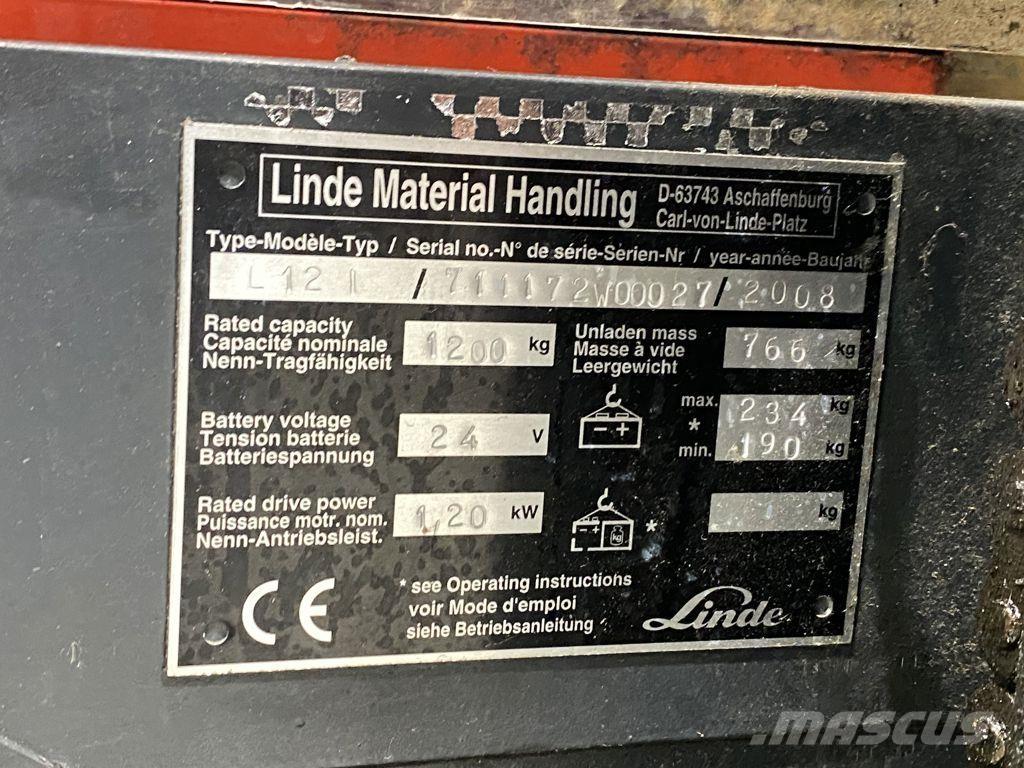 Linde L12I Ручний візок