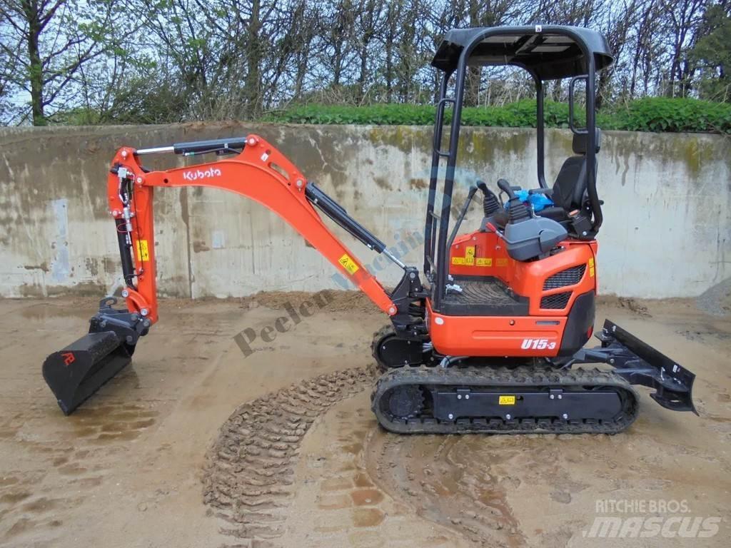 Kubota U 15-3 Міні-екскаватори < 7т