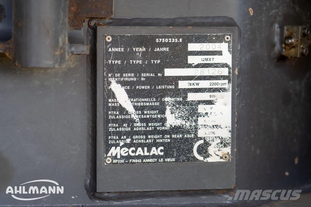 Mecalac 12 MXT Колісні екскаватори