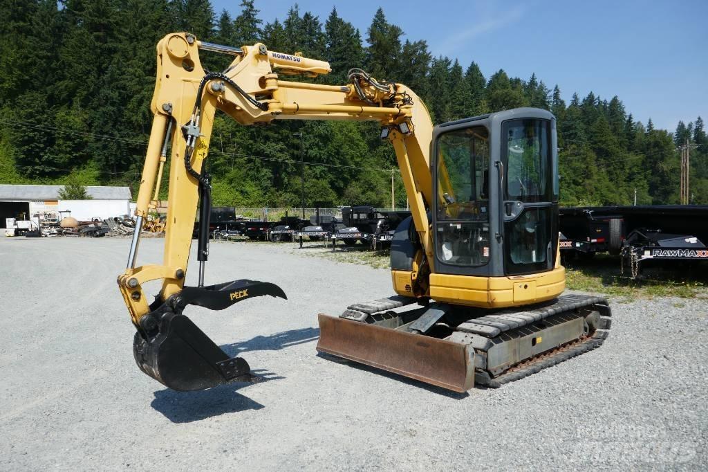 Komatsu PC58UU-5 Міні-екскаватори < 7т