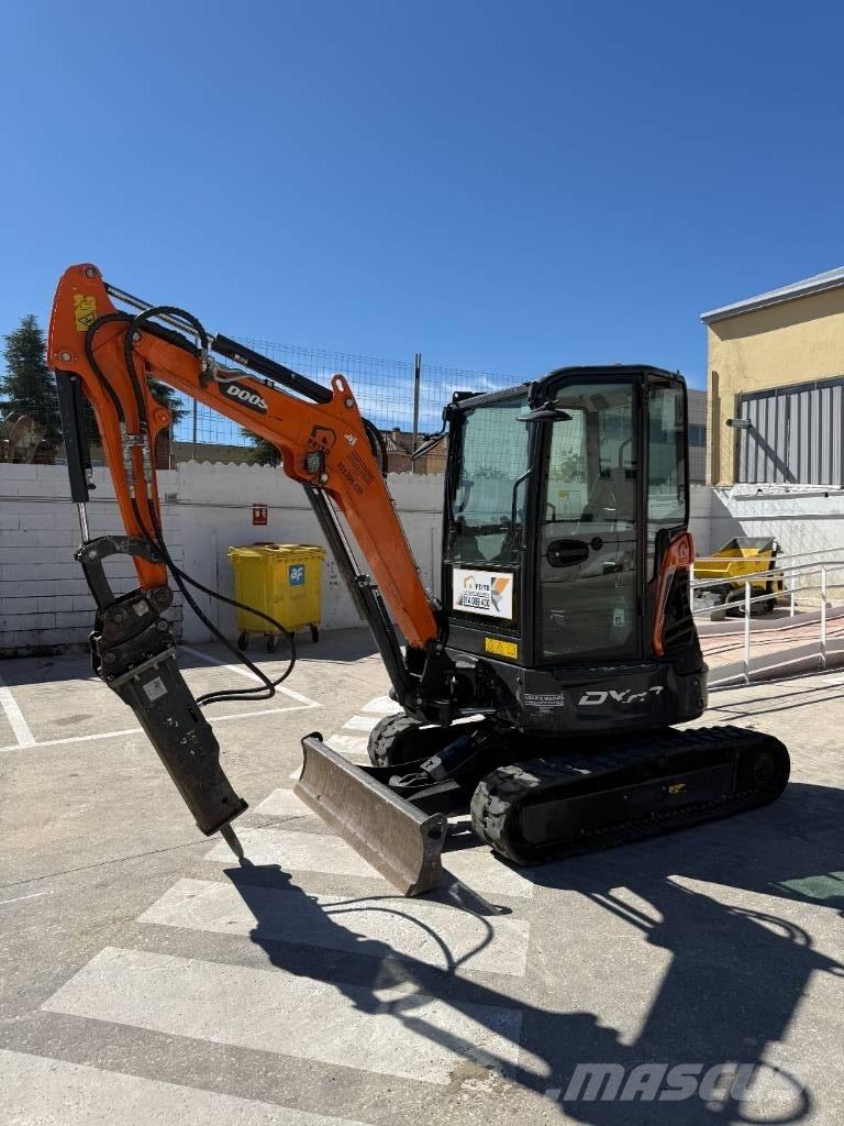 Doosan DX 27 Z Міні-екскаватори < 7т