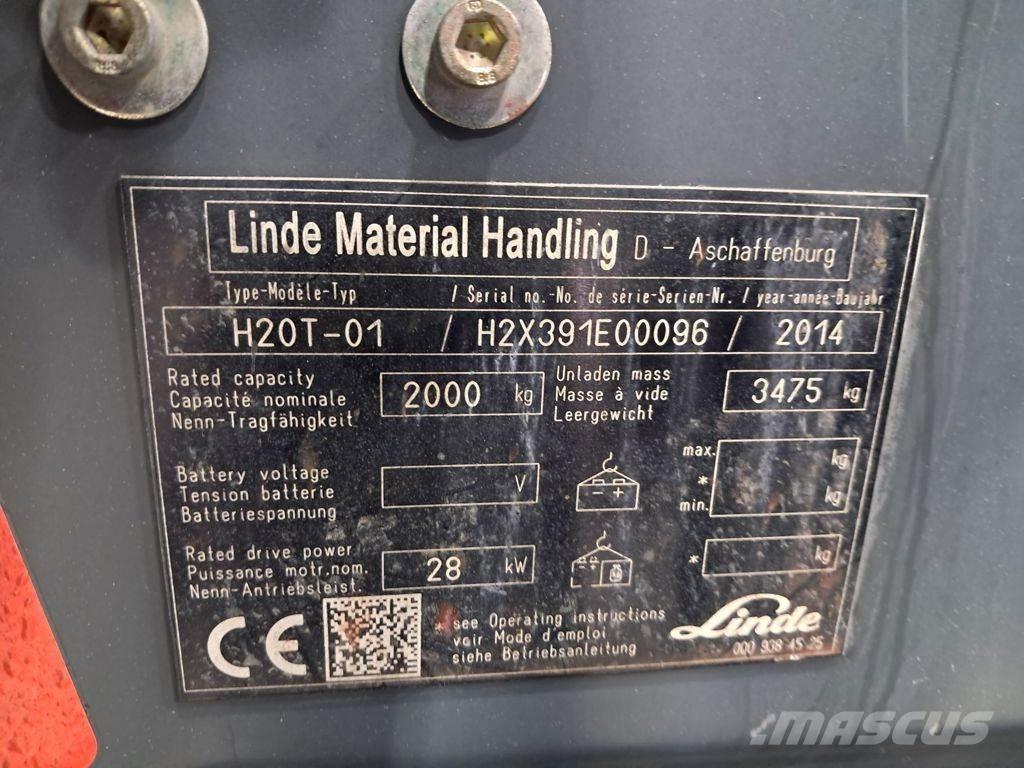 Linde H20T-01 Газові навантажувачі