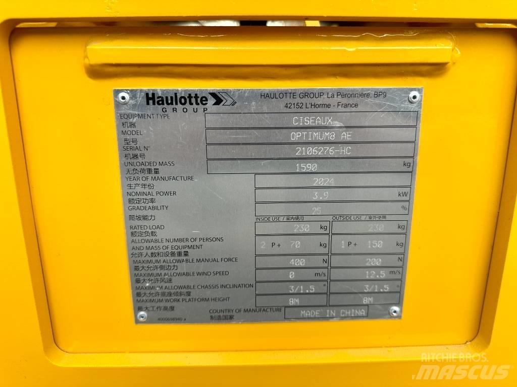 Haulotte OPTIMUM 8 Підйомники-ножиці