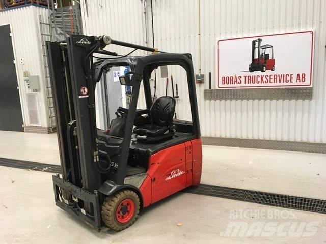 Linde E 16 H - 01 Електронавантажувачі